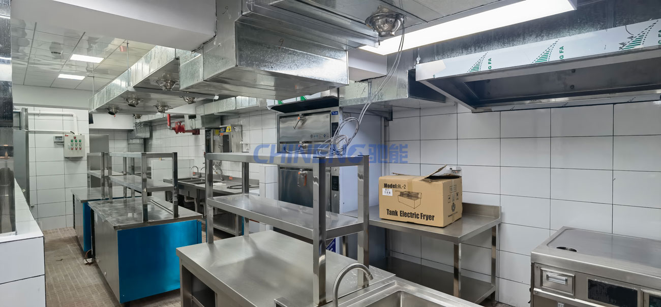 Hospital canteen kitchen