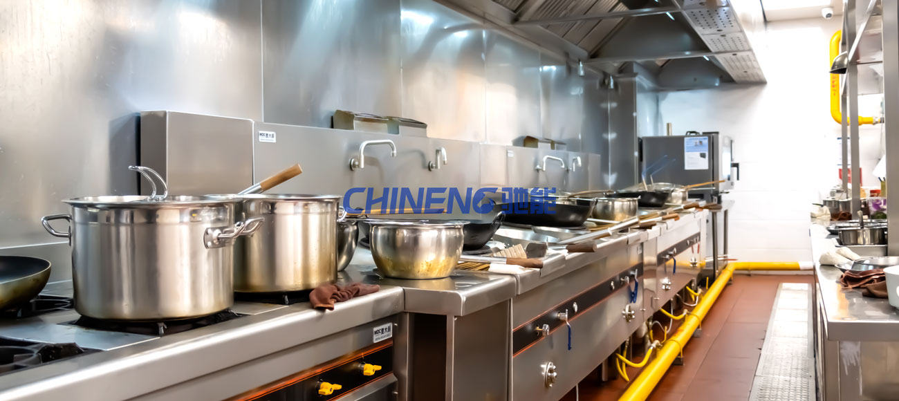 Chinese restaurant kitchen