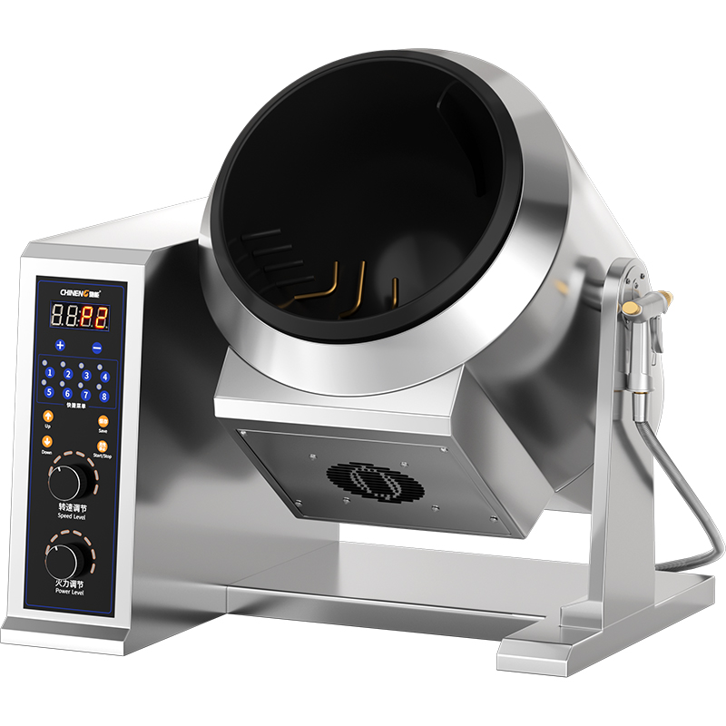 Rotary Drum Rice Noodle Stir-Fry Machine