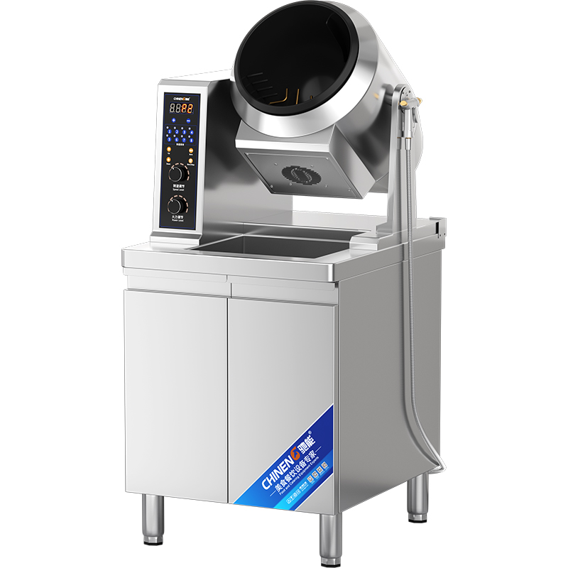 Rotary Drum Rice Noodle Stir-Fry Machine