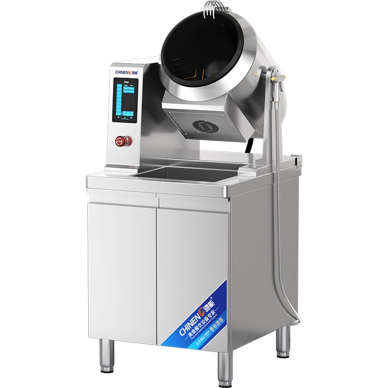 Rotary Drum Rice Noodle Stir-Fry Machine