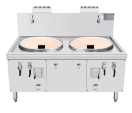 Commercial Gas Wok Range: CHINENG Startup & Chain Edition — 26–35 kW, LPG & NG, 0.6–1.8 m